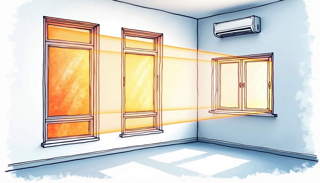 Reduce Heat Gain with Window Film for Air Conditioner Efficiency
