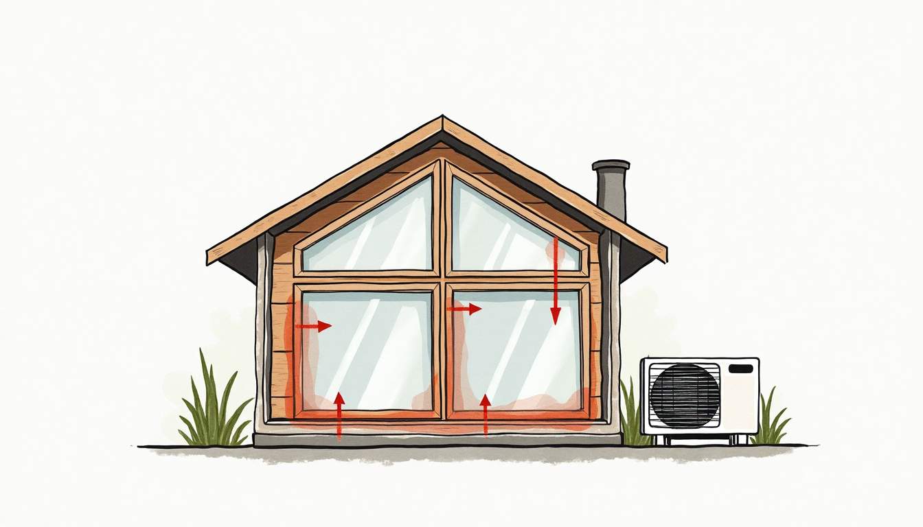 Seal Leaky Windows to Reduce Air Conditioner HVAC Load