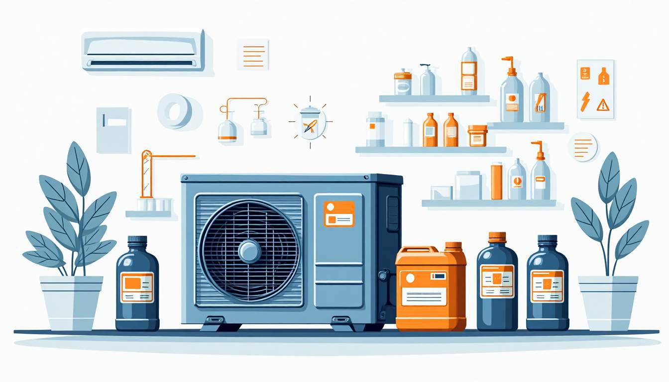 Safe Chemical Use for Air Conditioner Servicing Under DOSH Rules